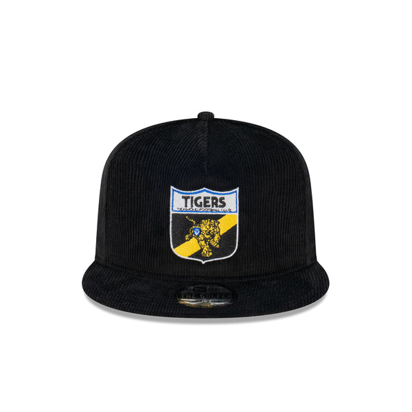 Richmond Tigers Black Corduroy The Golfer Snapback