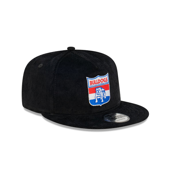 Western Bulldogs Black Corduroy The Golfer Snapback