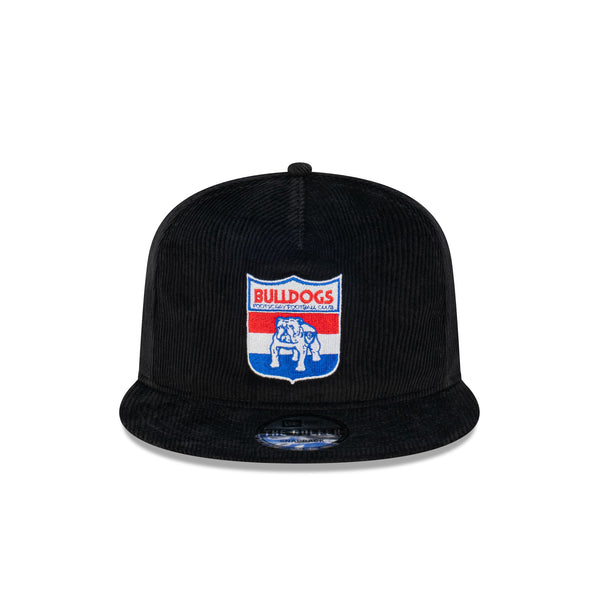 Western Bulldogs Black Corduroy The Golfer Snapback
