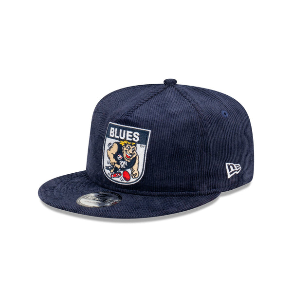 Carlton Blues Mascot Corduroy The Golfer Snapback Hat