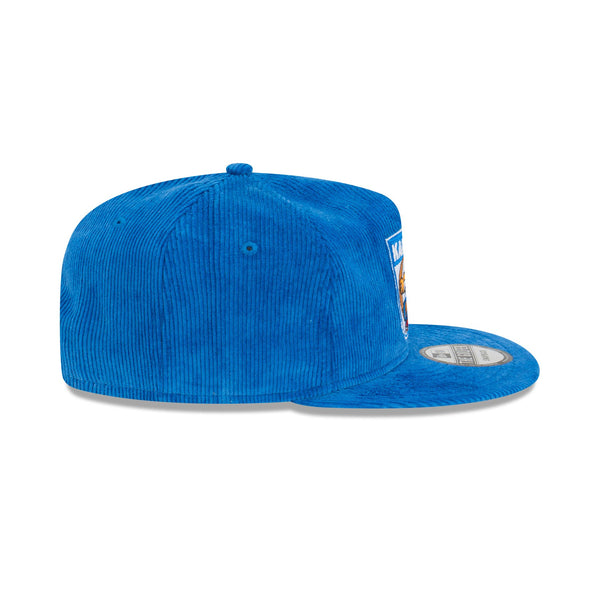 North Melbourne Kangaroos Mascot Corduroy The Golfer Snapback Hat