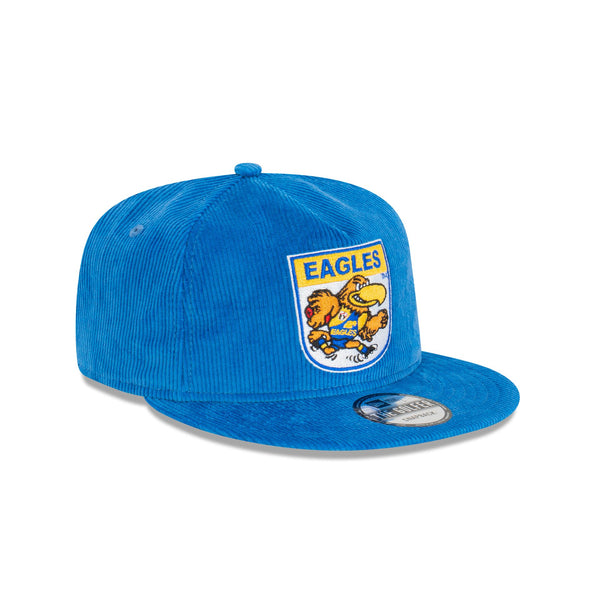West Coast Eagles Mascot Corduroy The Golfer Snapback Hat