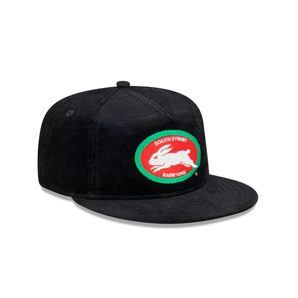 South Sydney Rabbitohs Black Corduroy The Golfer Snapback