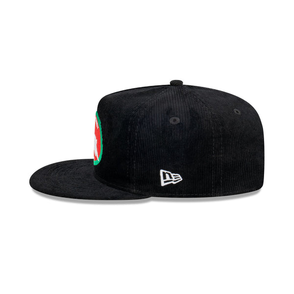 South Sydney Rabbitohs Black Corduroy The Golfer Snapback