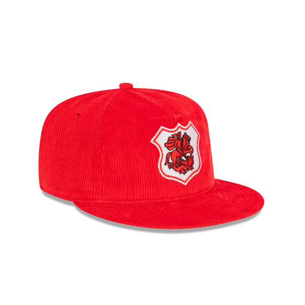 St George Illawarra Dragons Heritage Corduroy The Golfer Snapback Hat