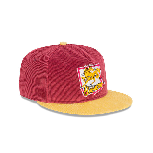 Brisbane Broncos Heritage Corduroy The Golfer Snapback Hat