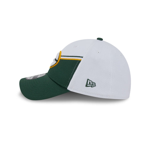 Green Bay Packers White Sideline 39THIRTY Stretch Fit