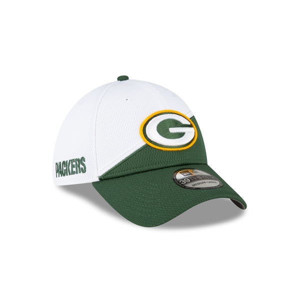 Green Bay Packers White Sideline 39THIRTY Stretch Fit