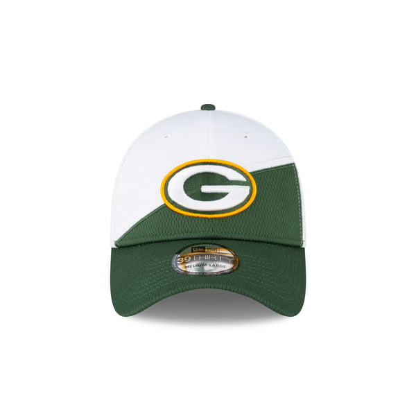 Green Bay Packers White Sideline 39THIRTY Stretch Fit