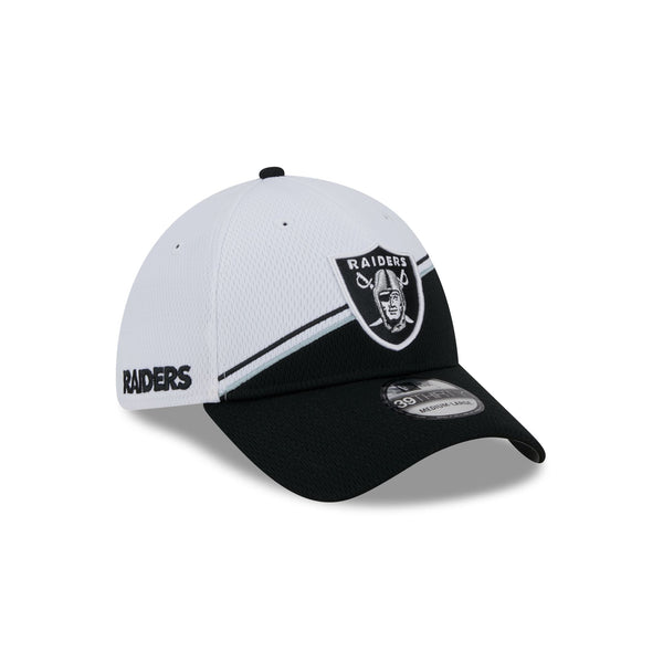 Las Vegas Raiders White Sideline 39THIRTY Stretch Fit