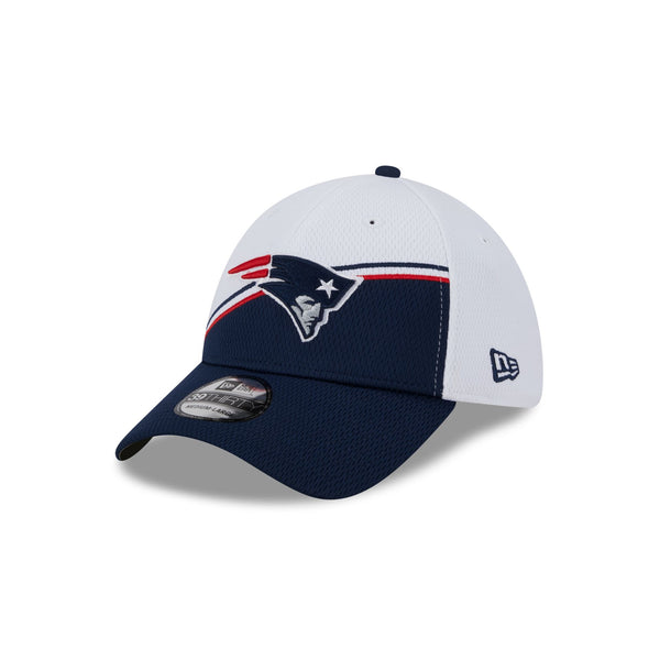 New England Patriots White Sideline 39THIRTY Stretch Fit New Era