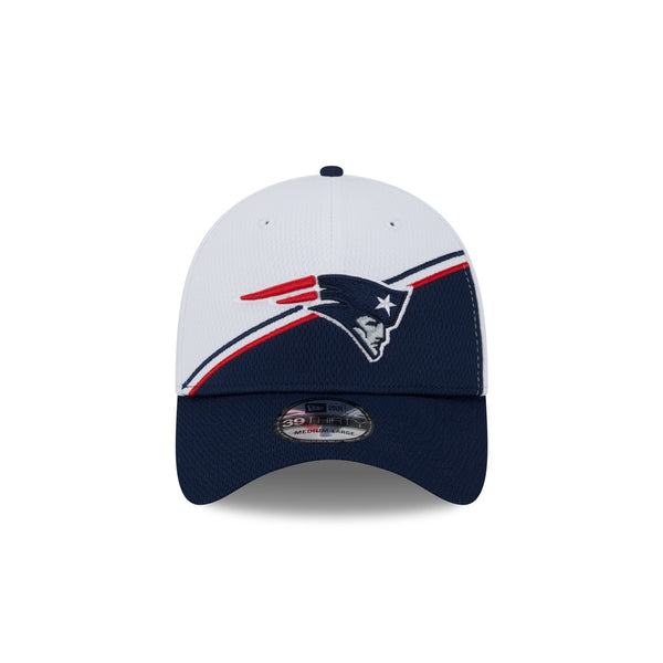New England Patriots White Sideline 39THIRTY Stretch Fit