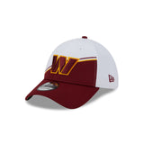 Washington Commanders White Sideline 39THIRTY Stretch Fit New Era