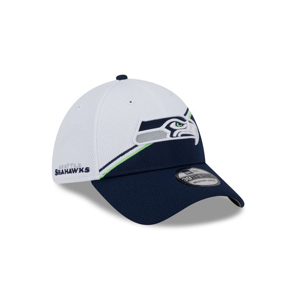 Seattle Seahawks White Sideline 39THIRTY Stretch Fit
