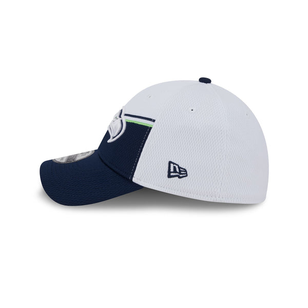 Seattle Seahawks White Sideline 39THIRTY Stretch Fit