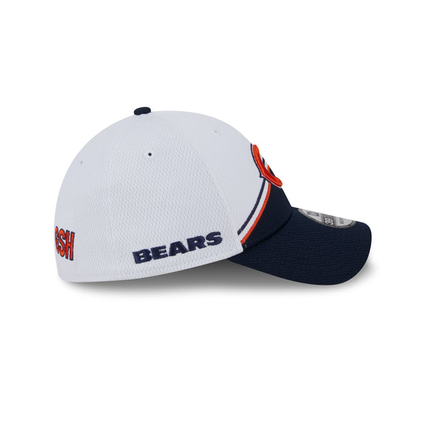 Chicago Bears White Sideline 39THIRTY Stretch Fit