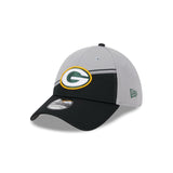 Green Bay Packers Grey Sideline 39THIRTY Stretch Fit New Era