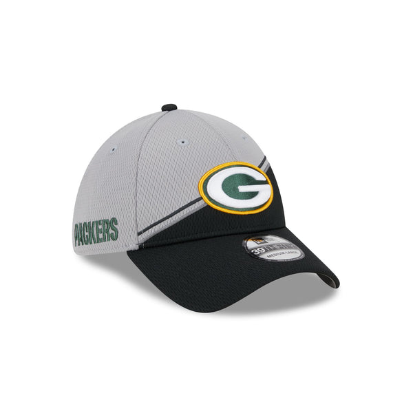 Green Bay Packers Grey Sideline 39THIRTY Stretch Fit