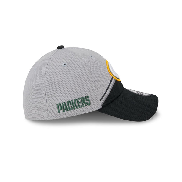 Green Bay Packers Grey Sideline 39THIRTY Stretch Fit