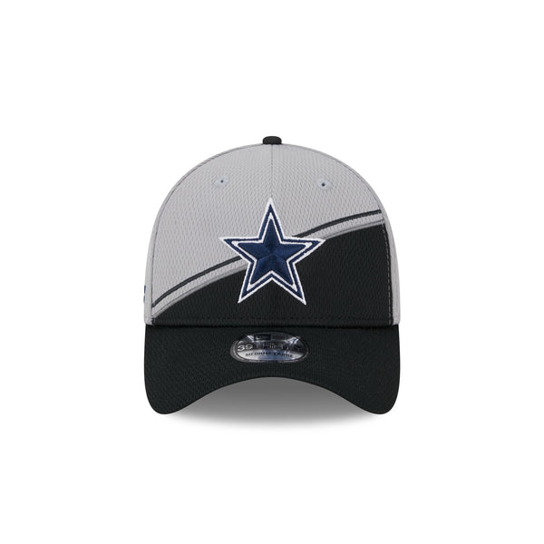 Dallas Cowboys Grey Sideline 39THIRTY Stretch Fit