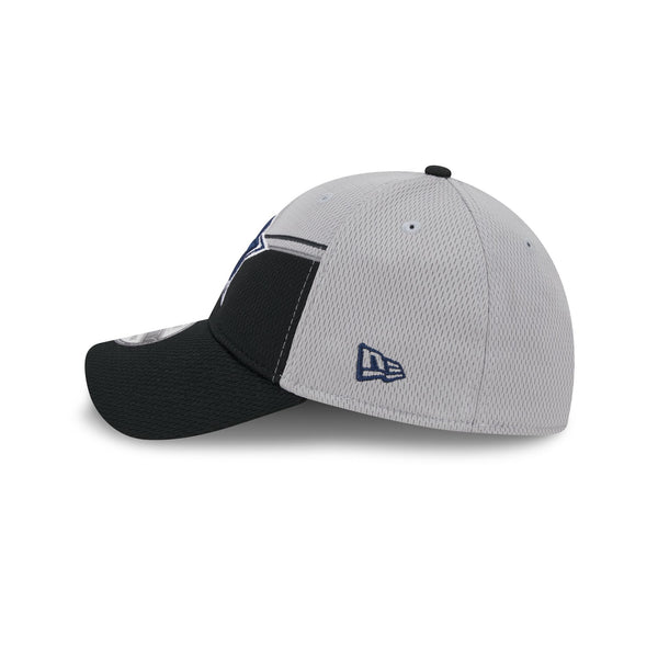 Dallas Cowboys Grey Sideline 39THIRTY Stretch Fit