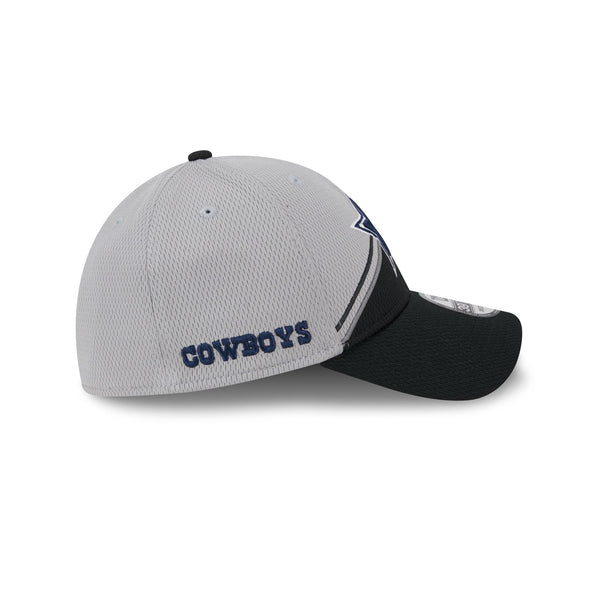 Dallas Cowboys Grey Sideline 39THIRTY Stretch Fit