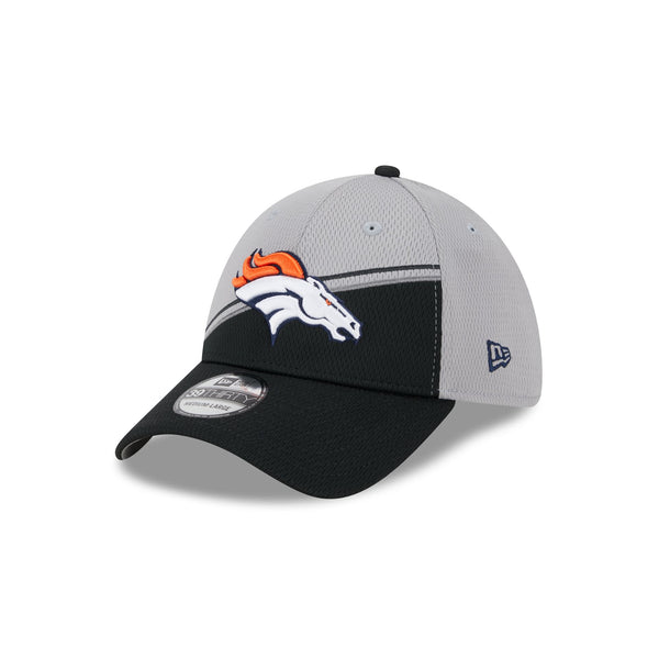 Denver Broncos Grey Sideline 39THIRTY Stretch Fit New Era