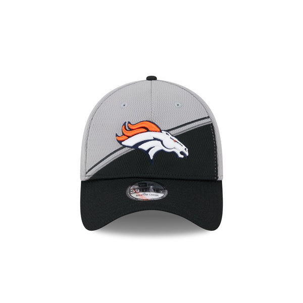 Denver Broncos Grey Sideline 39THIRTY Stretch Fit