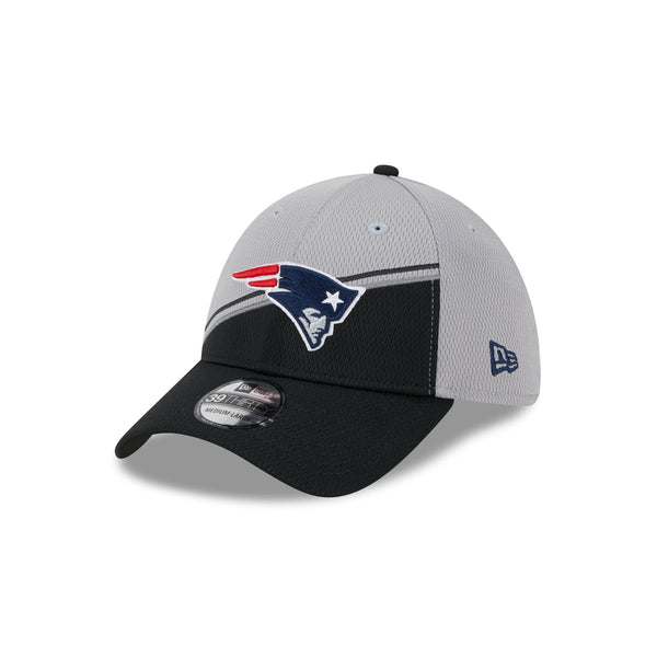 New England Patriots Grey Sideline 39THIRTY Stretch Fit New Era