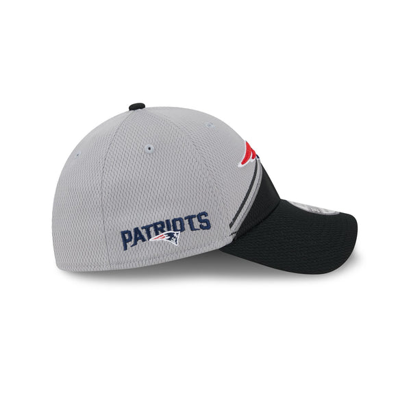 New England Patriots Grey Sideline 39THIRTY Stretch Fit