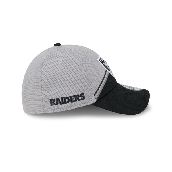 Las Vegas Raiders Grey Sideline 39THIRTY Stretch Fit