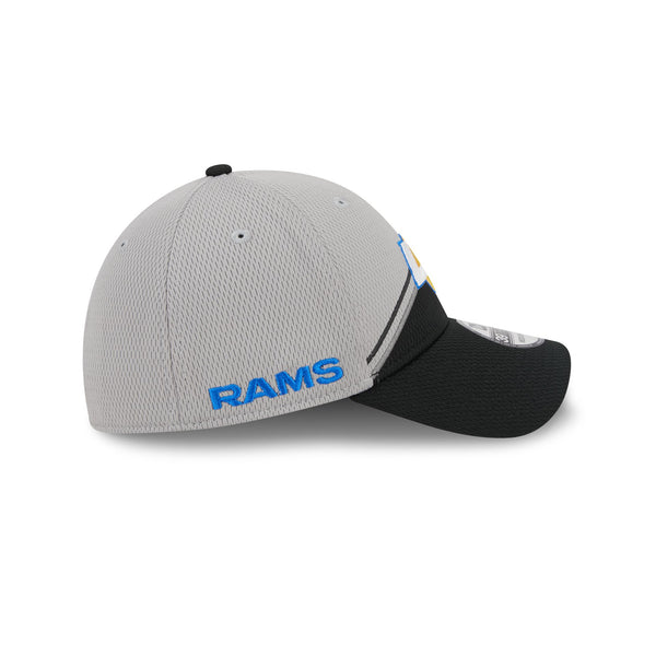 Los Angeles Rams Grey Sideline 39THIRTY Stretch Fit