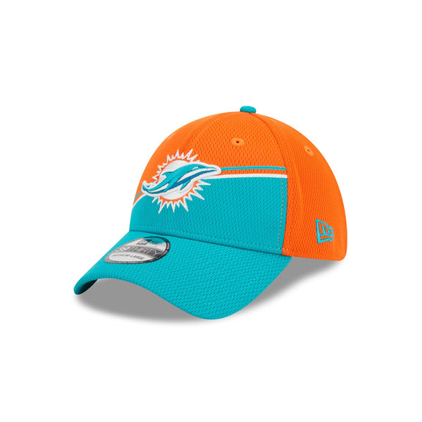 Miami Dolphins Official Team Colours Sideline 39THIRTY Stretch Fit New Era