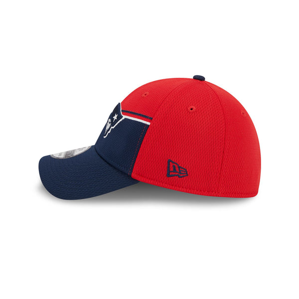New England Patriots Official Team Colours Sideline 39THIRTY Stretch Fit