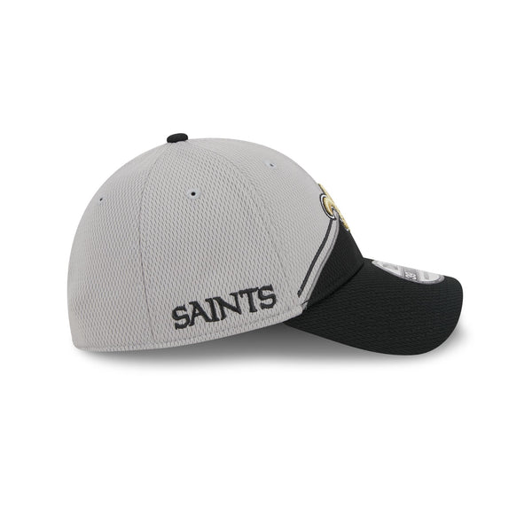 New Orleans Saints Grey Sideline 39THIRTY Stretch Fit