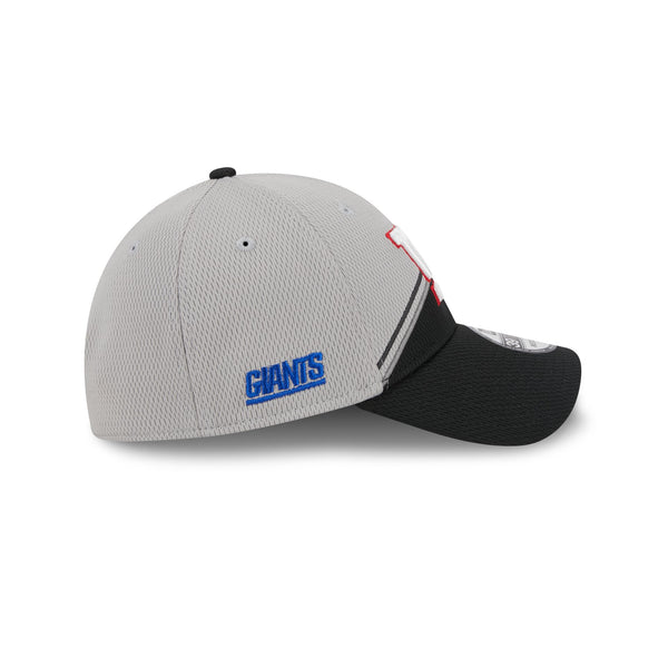 New York Giants Grey Sideline 39THIRTY Stretch Fit