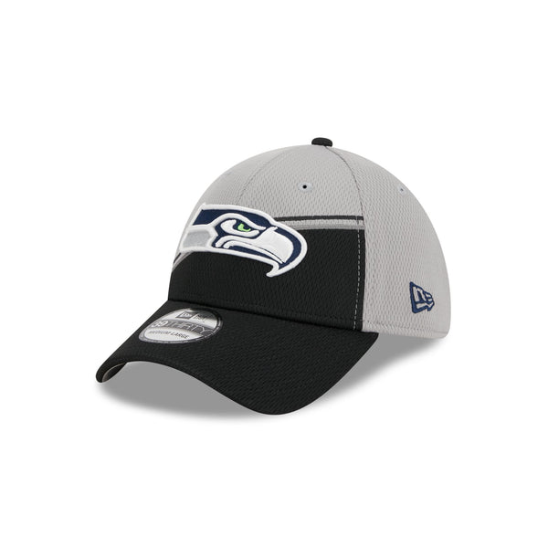Seattle Seahawks Grey Sideline 39THIRTY Stretch Fit New Era