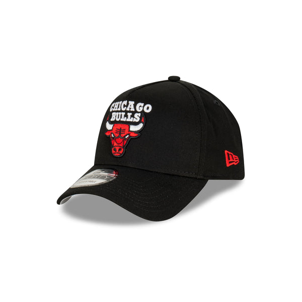 Chicago Bulls Champs Black 9FORTY A-Frame Snapback