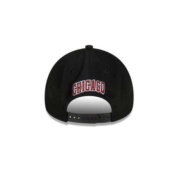 Chicago Bulls Champs Black 9FORTY A-Frame Snapback
