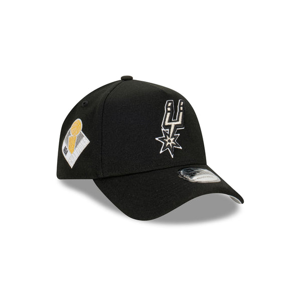 San Antonio Spurs Champs Black 9FORTY A-Frame Snapback New Era