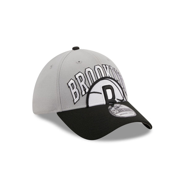 Brooklyn Nets Tip-Off 2023 Grey 39THIRTY Stretch Fit