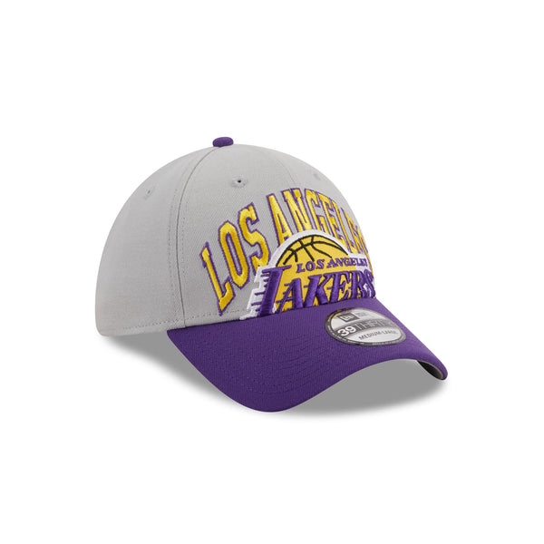 Los Angeles Lakers Tip-Off 2023 Grey 39THIRTY Stretch Fit