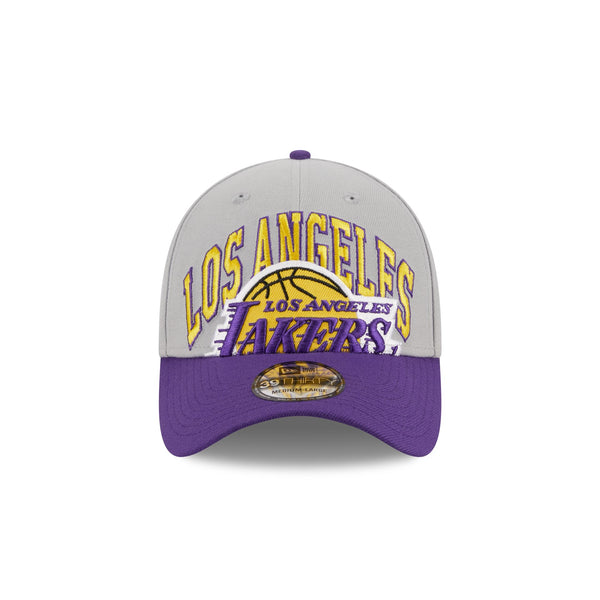 Los Angeles Lakers Tip-Off 2023 Grey 39THIRTY Stretch Fit