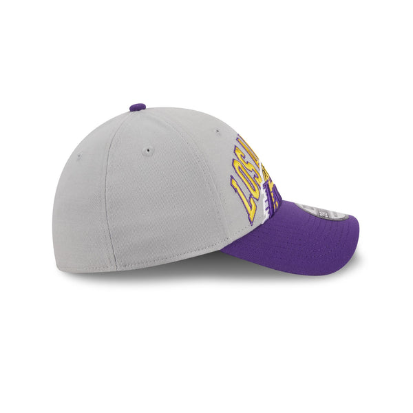 Los Angeles Lakers Tip-Off 2023 Grey 39THIRTY Stretch Fit