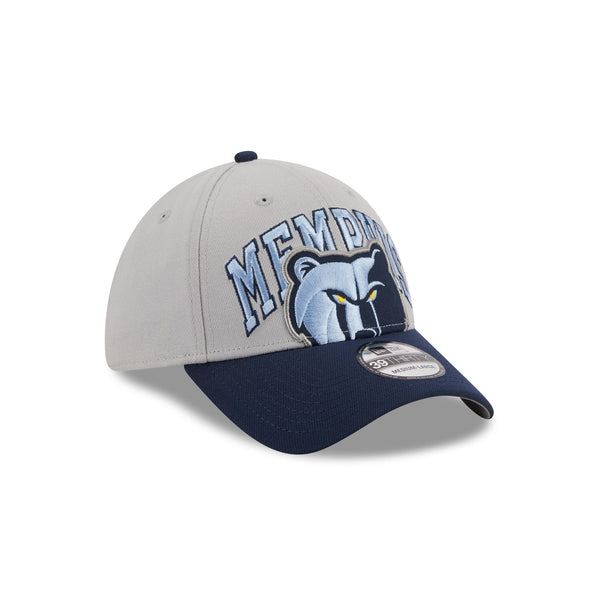 Memphis Grizzlies Tip-Off 2023 Grey 39THIRTY Stretch Fit