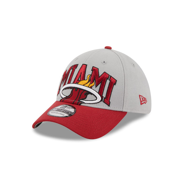 Miami Heat Tip-Off 2023 Grey 39THIRTY Stretch Fit New Era