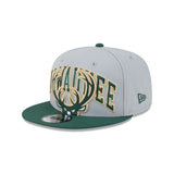 Milwaukee Bucks Tip-Off 2023 Grey 9FIFTY Snapback New Era