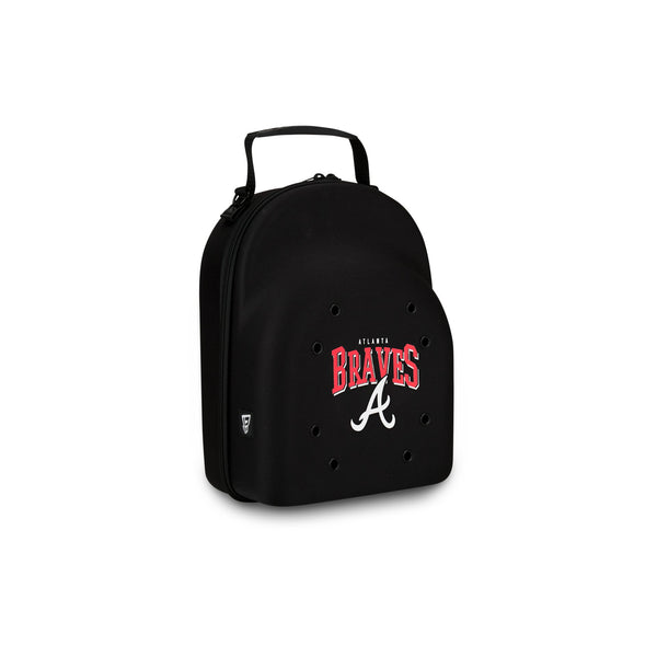 Atlanta Braves Old School Script Black 6 Pack Cap Carrier