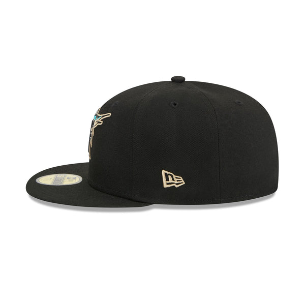 Miami Marlins Laurel 59FIFTY Fitted
