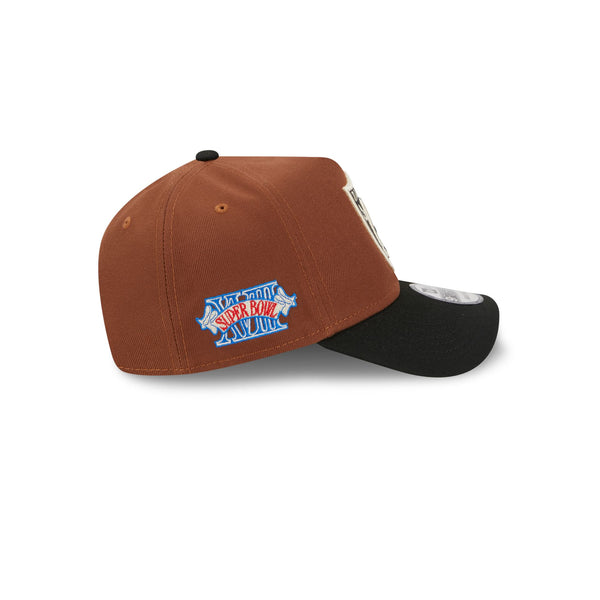 New Era Las Vegas Raiders Home Field 9FORTY A-Frame Trucker Cap Hat - Orange One Size